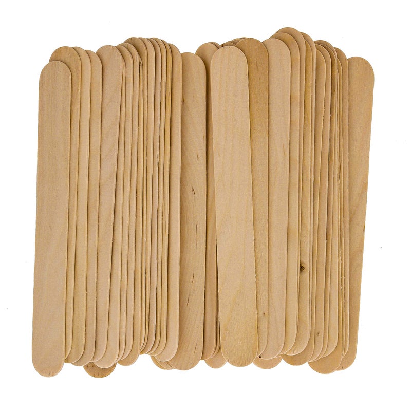 TCP Global Wood Paint Mixing Sticks - 50 Pack - Automotive, Crafts, Airbrush, Art - Image 1